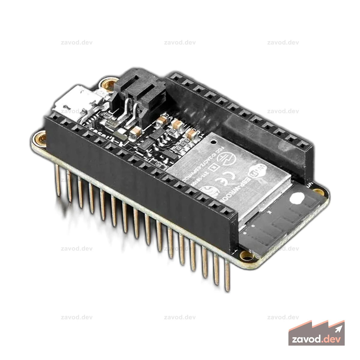 Сборная перьевая доска Adafruit HUZZAH32 – ESP32 – со штабелируемыми разъемами