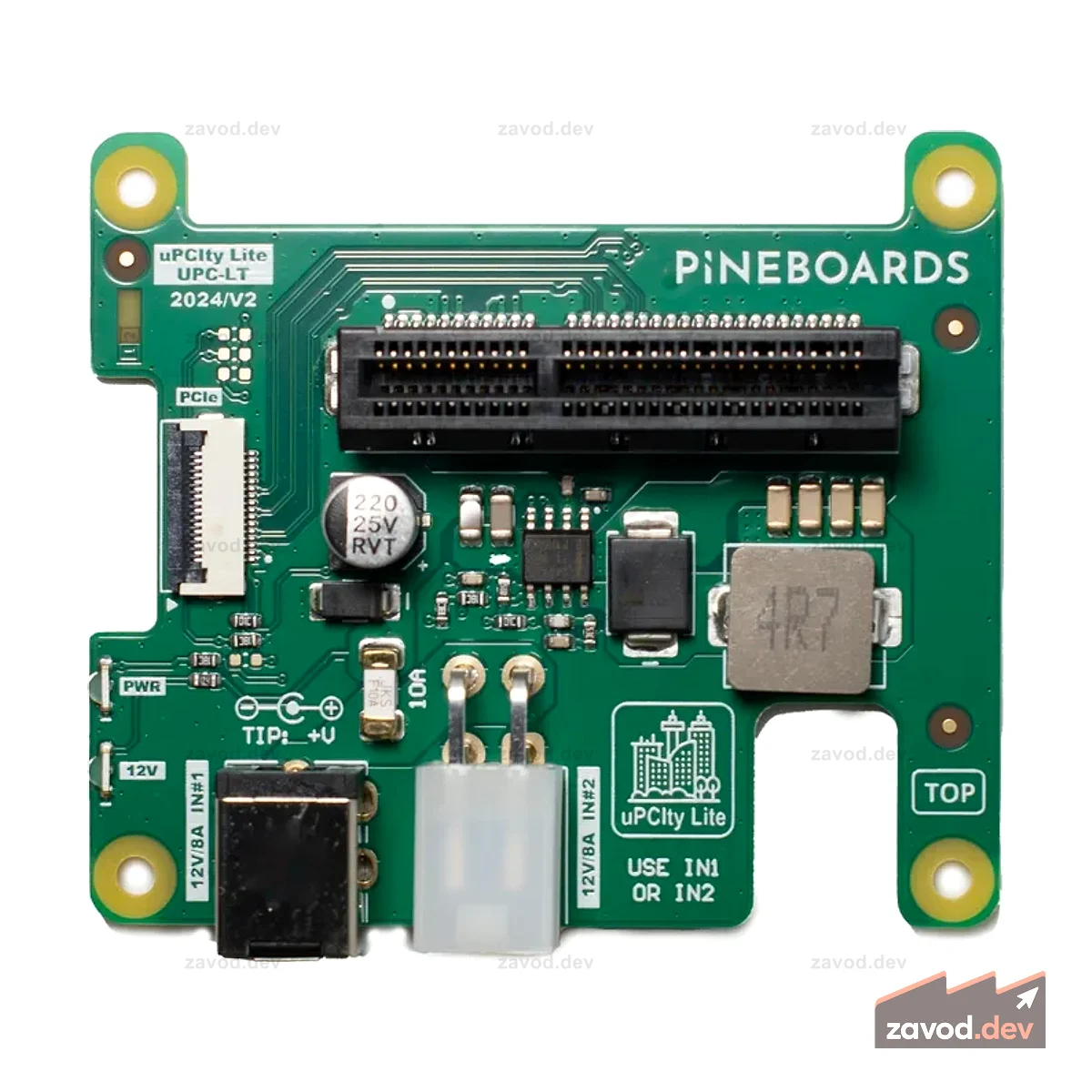 Pineboards Hat uPCIty Lite для Raspberry Pi 5
