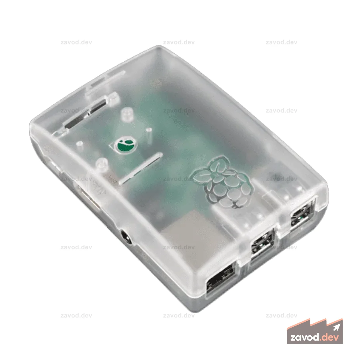 Прозрачный чехол Raspberry Pi для Raspberry Pi 2 и Raspberry Pi 3