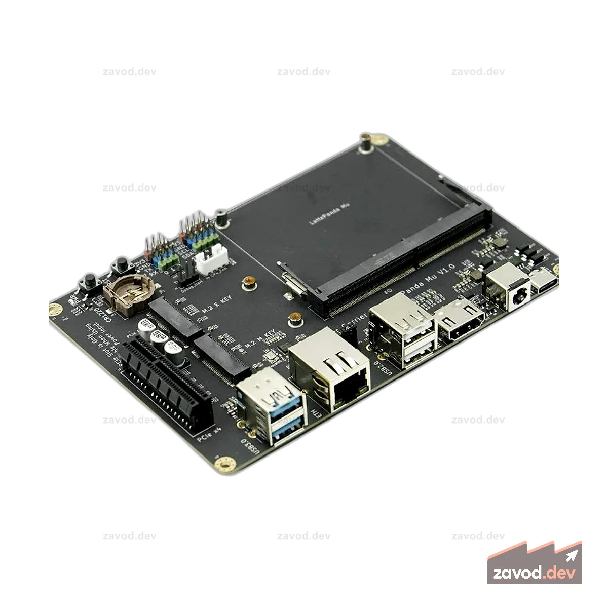 Lite для вычислительного модуля LattePanda Mu (USB 3.0, Ethernet, PCIe 3.0, ключ M.2 M, HDMI)