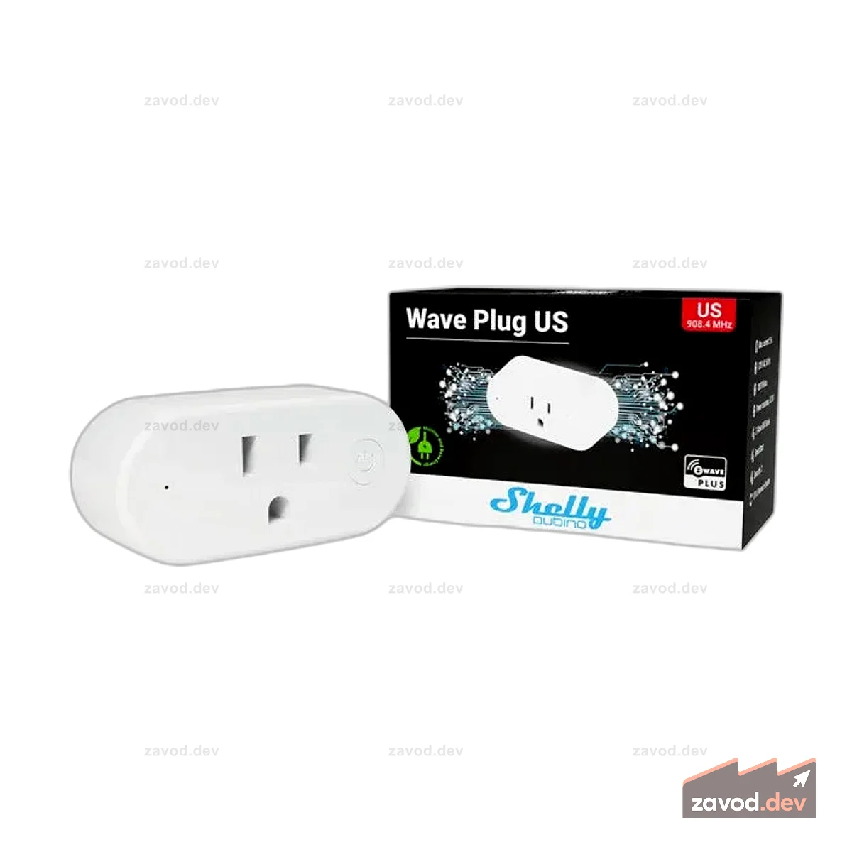Shelly Qubino Wave Plug США