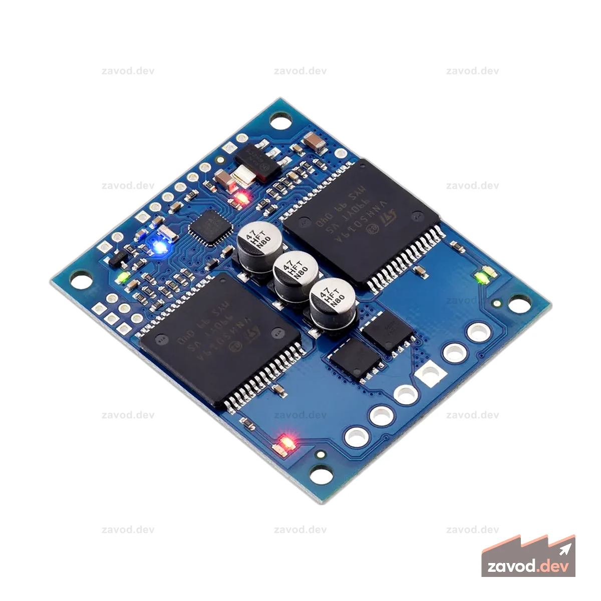 Pololu Qik 2s15v9 Контроллер двигателя с двойным последовательным интерфейсом