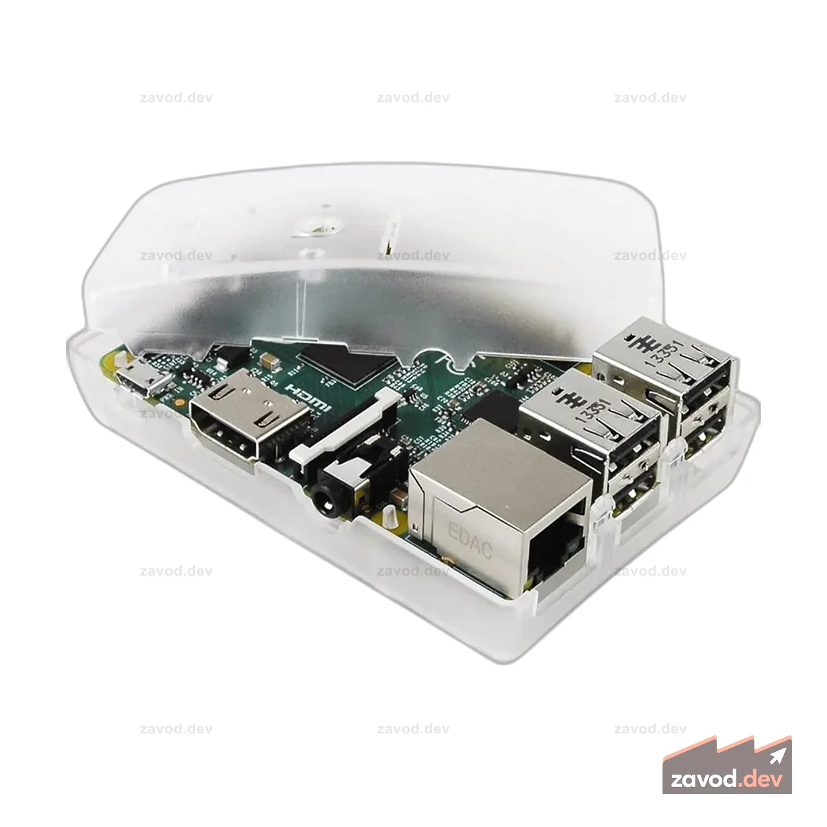 Прозрачный корпус для Raspberry Pi 2 Model B
