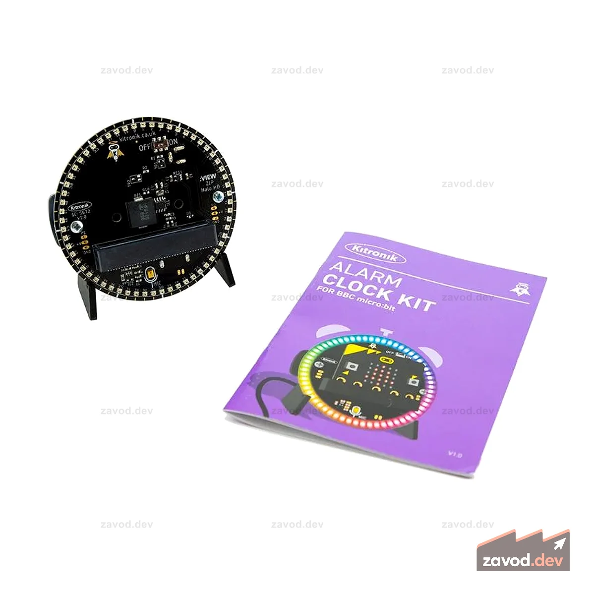 Комплект будильника Kitronik с ZIP Halo HD для micro:bit