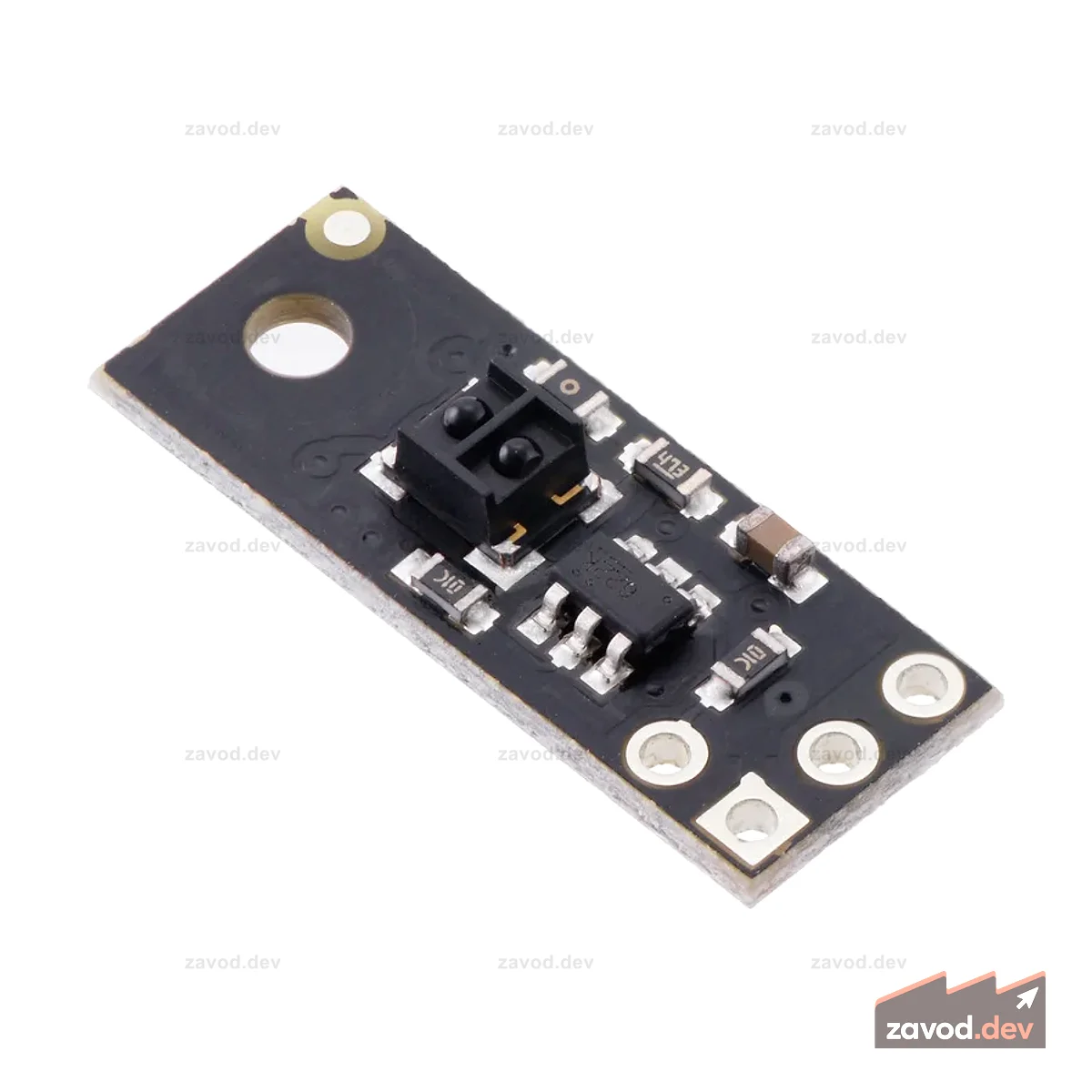 QTRXL-MD-01A Датчик отражения: 1-канальный, ширина 7,5 мм, аналоговый выход, большой диапазон