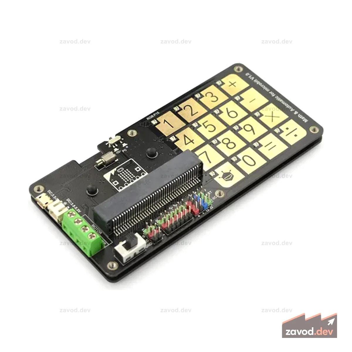 micro:Touch Keyboard — математическая и автоматическая сенсорная клавиатура для micro:bit (Снято с производства)