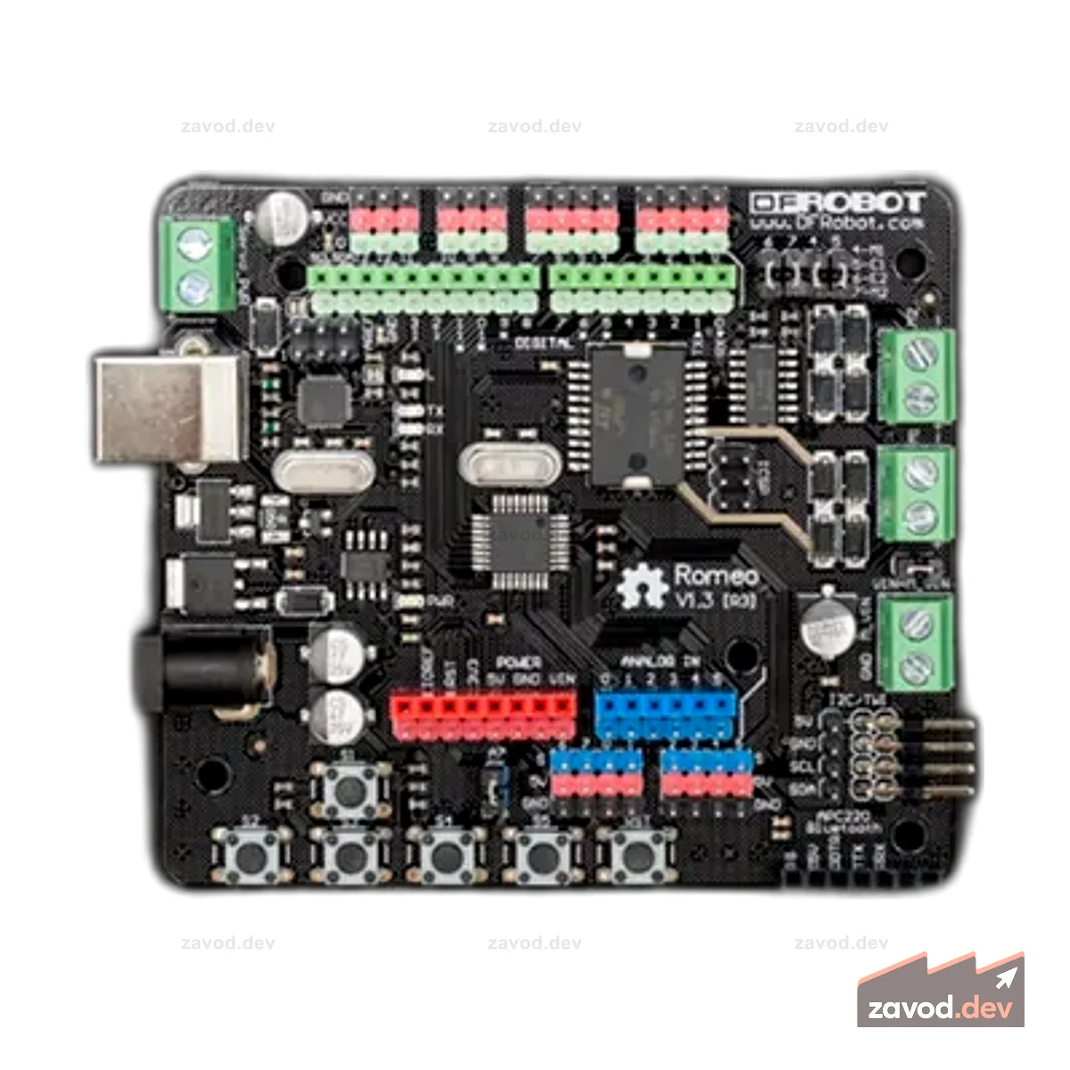 Romeo — первая плата управления роботом на базе Arduino