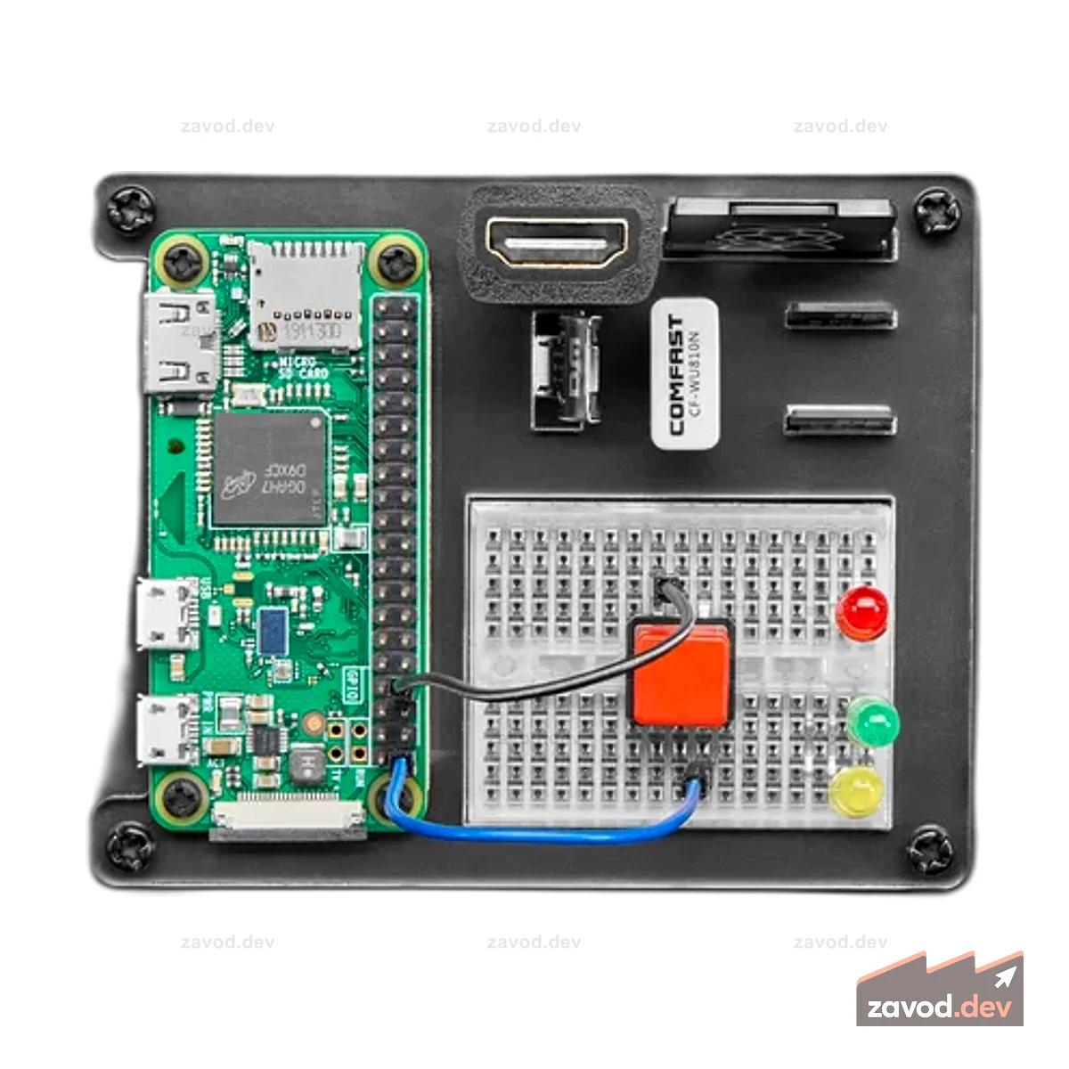 Дополнительное хранилище ZeroDock и прототипирование для Raspberry Pi Zero