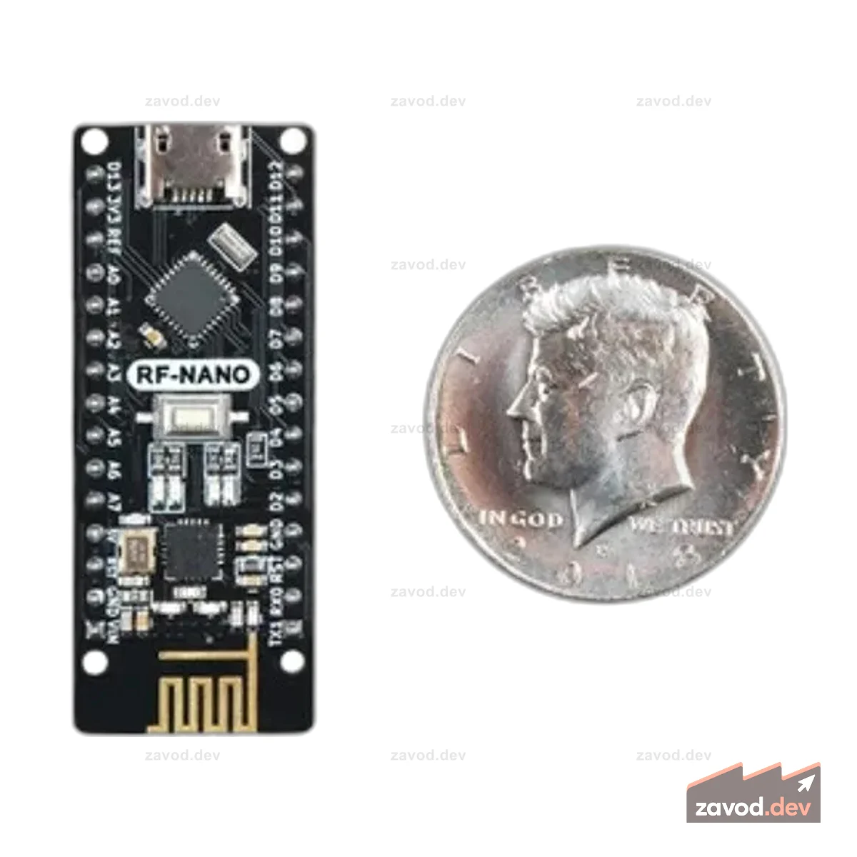 RF Nano Интегрированный беспроводной модуль NRF24L01 с пайкой