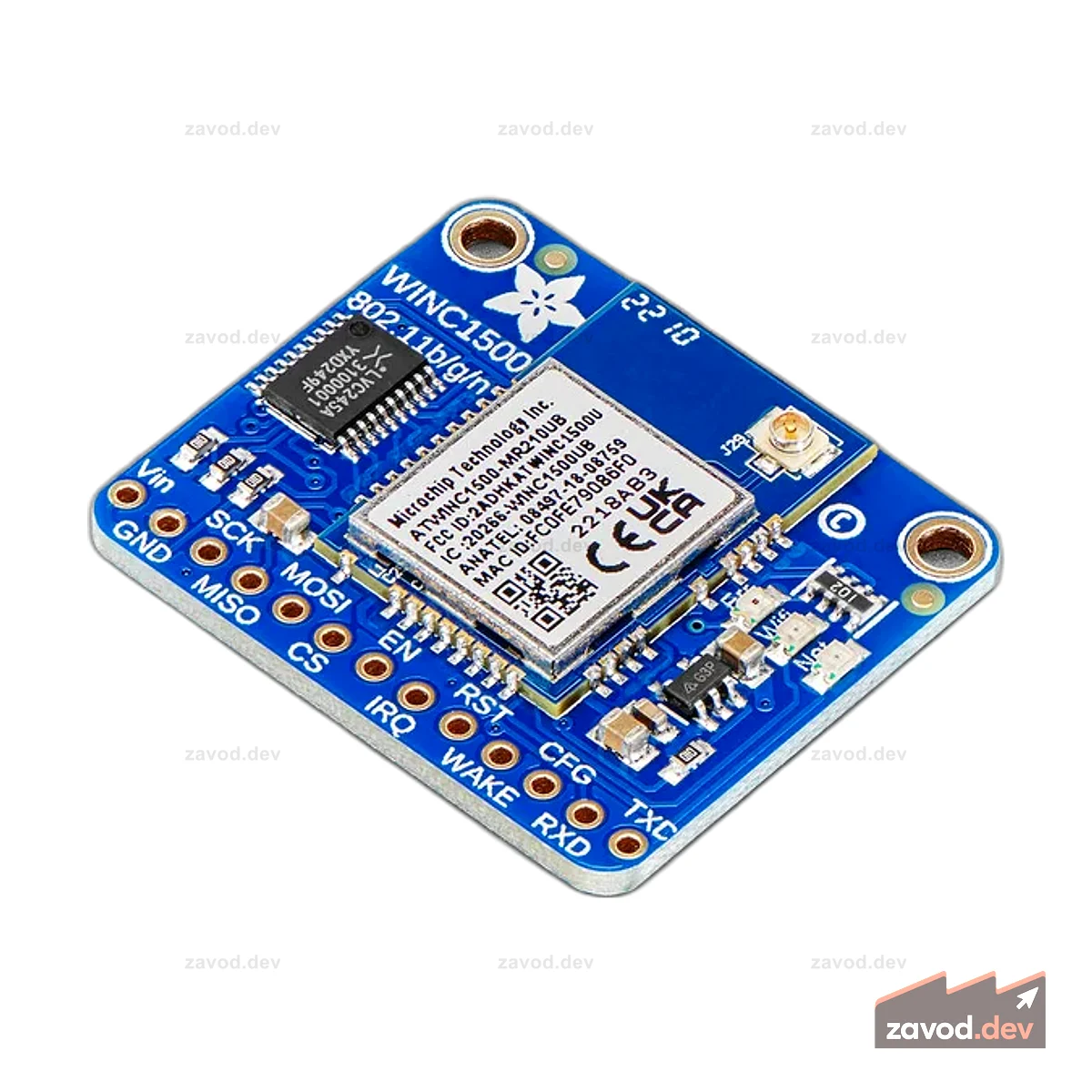 Adafruit ATWINC1500 WiFi Breakout с разъемом uFL — прошивка 19.4.4