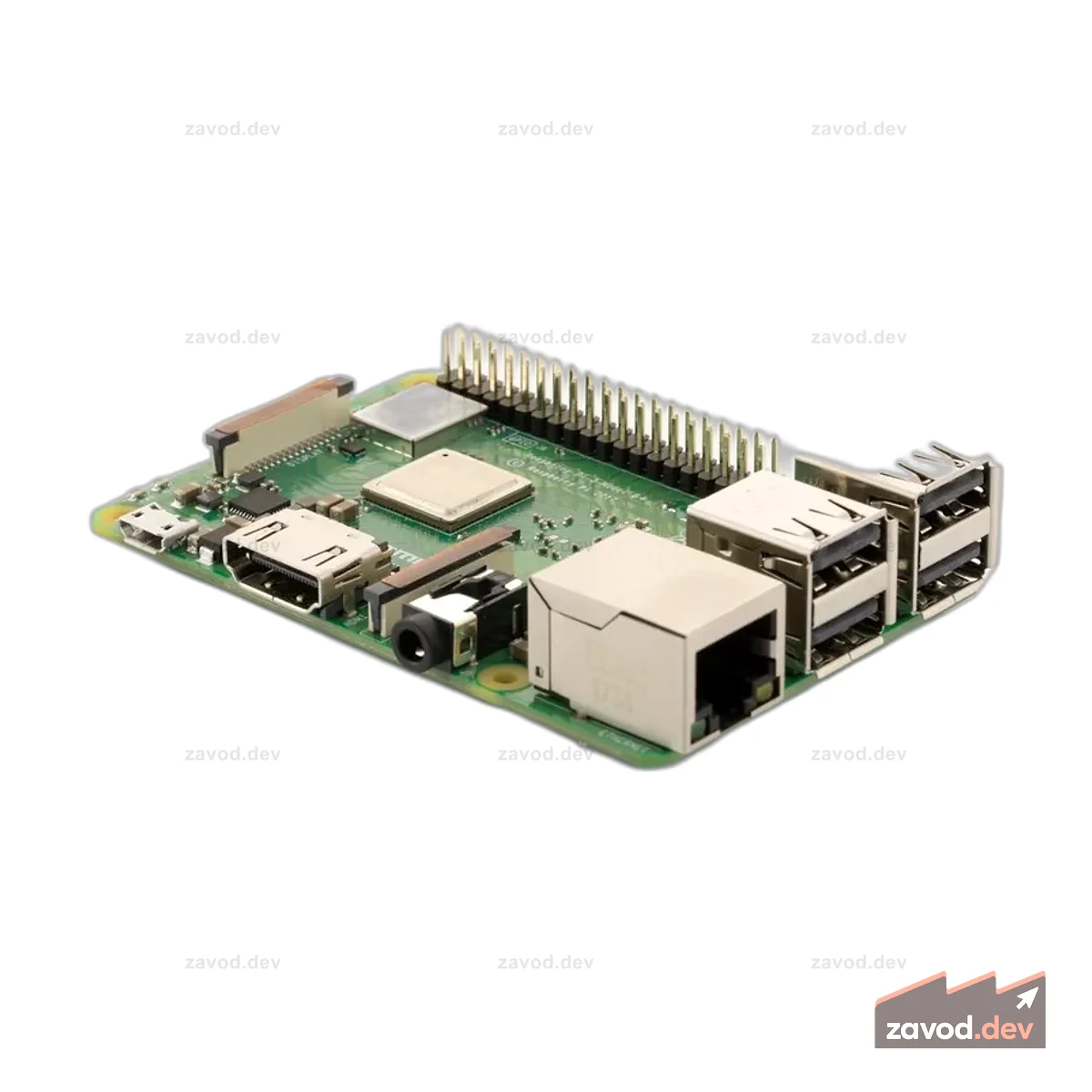 Raspberry Pi 3 — модель B+ — 1,4 ГГц Cortex-A53 с 1 ГБ ОЗУ