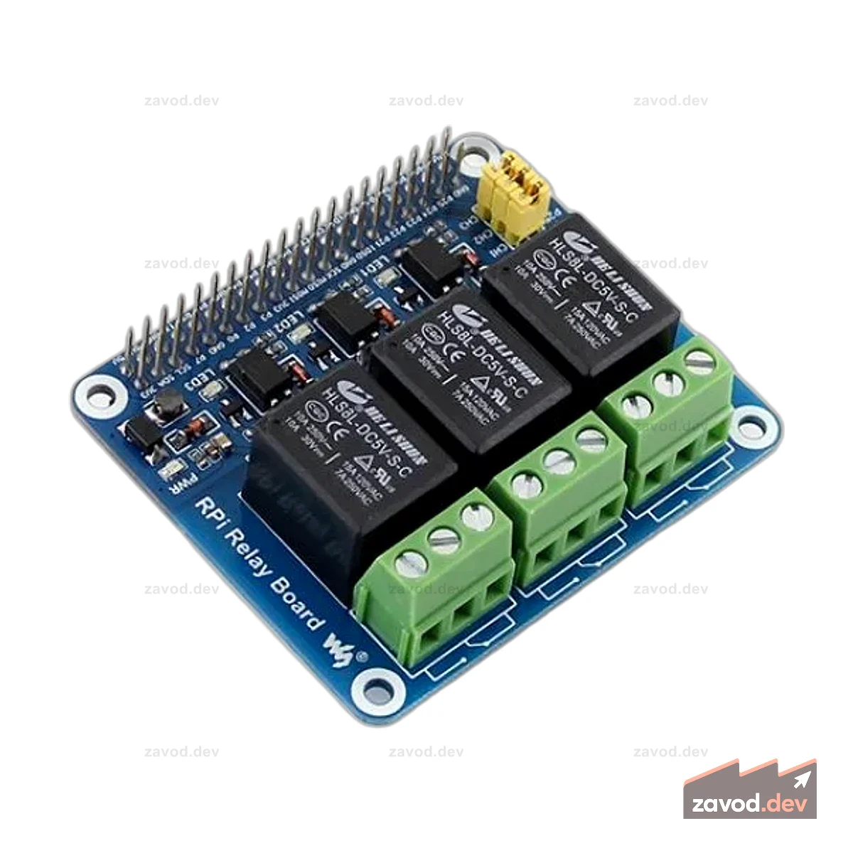 Waveshare 11638 — плата реле RPi