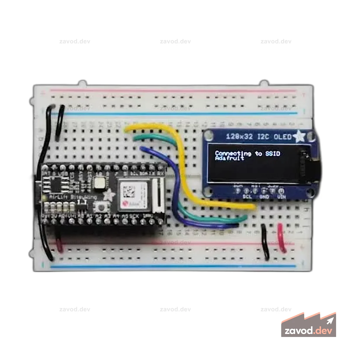 Надстройка Adafruit AirLift Bitsy Ð Сопроцессор ESP32 WiFi