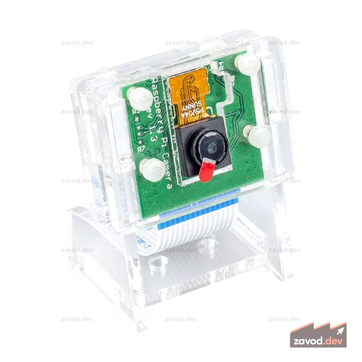 5 МП 1080P с чехлом-держателем для Raspberry Pi 5/4B/3B+/3B/Zero 2W