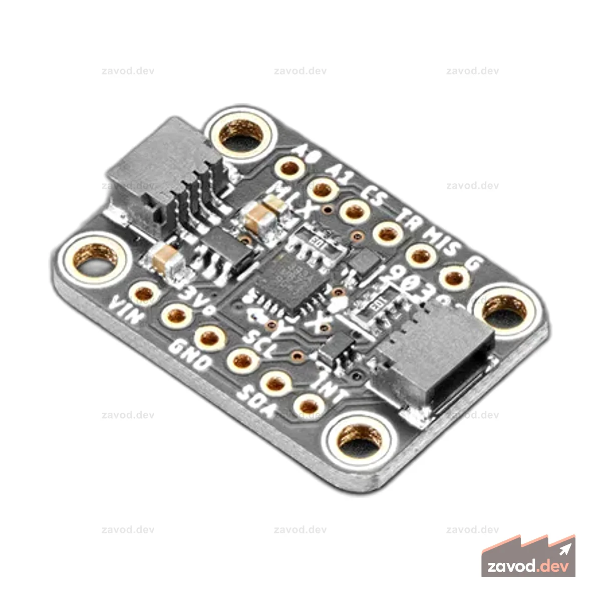 Трехосный магнитометр широкого диапазона Adafruit — MLX90393 STEMMA QT