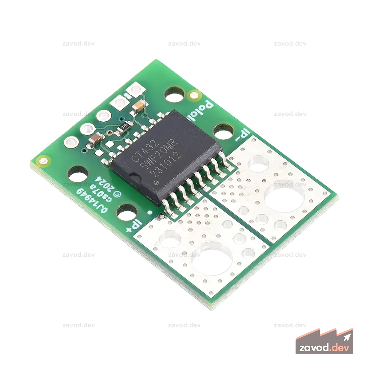 CT432-HSWF65MR Компактный держатель датчика тока TMR от -65А до +65А, 5В