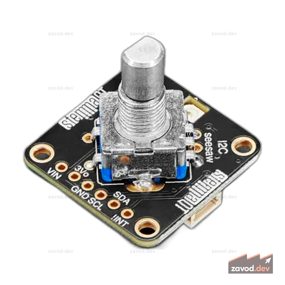 Поворотный энкодер Adafruit I2C Stemma QT с энкодером