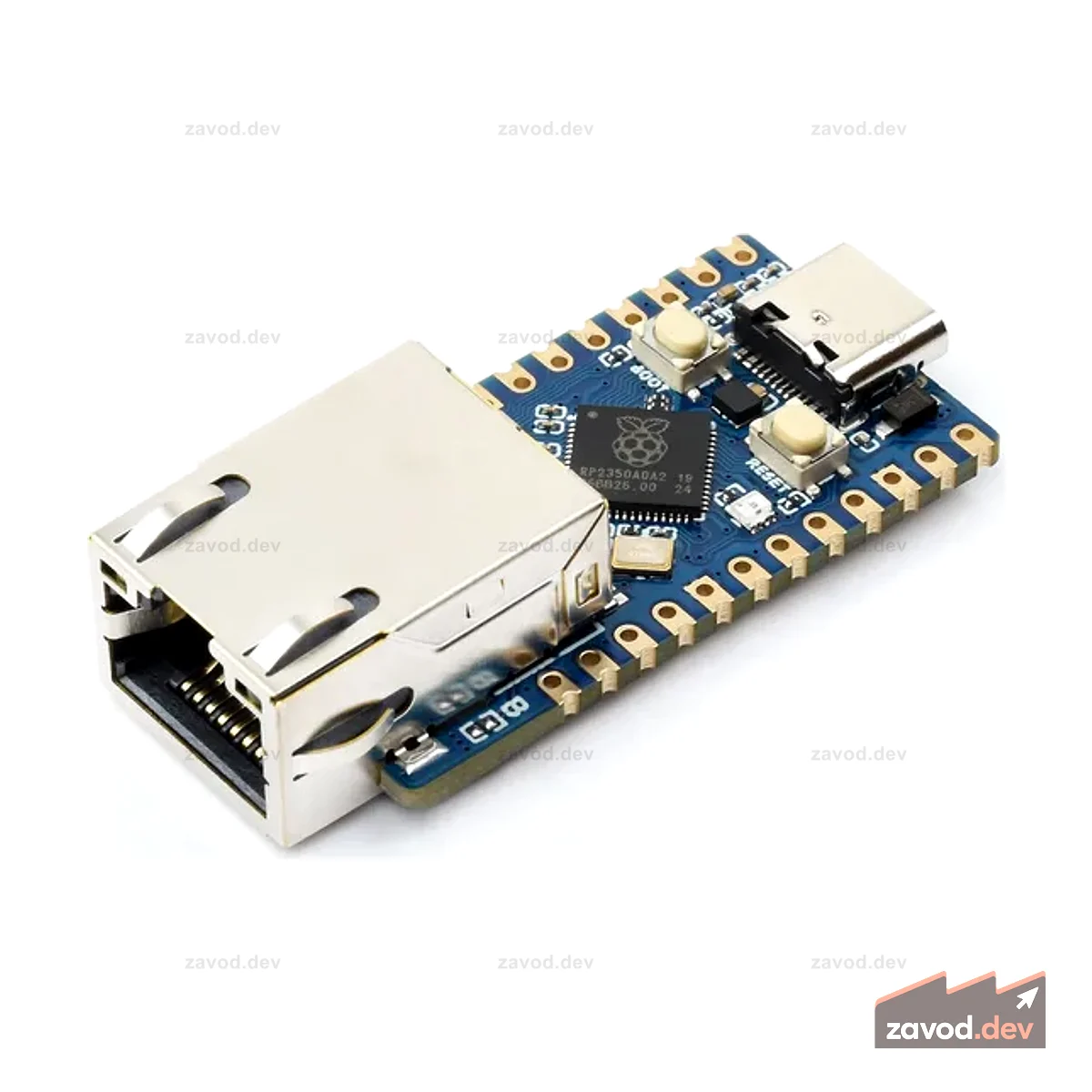 RP2350-ETH Mini – плата микроконтроллера Raspberry Pi с поддержкой Ethernet