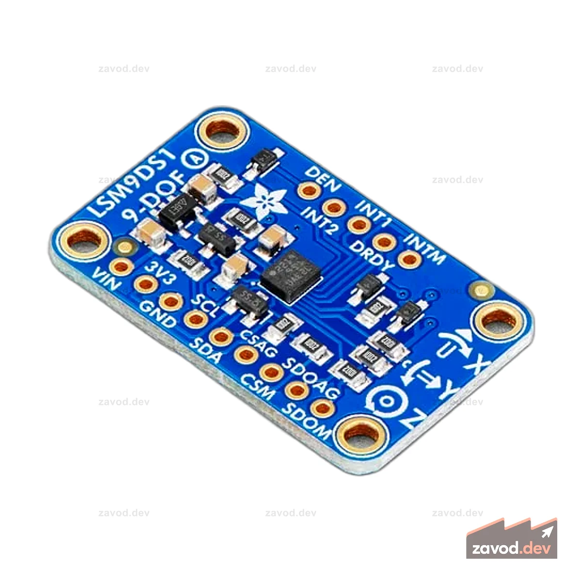 Коммутационная плата Adafruit 9-DOF Accel/Mag/Gyro+Temp — LSM9DS1