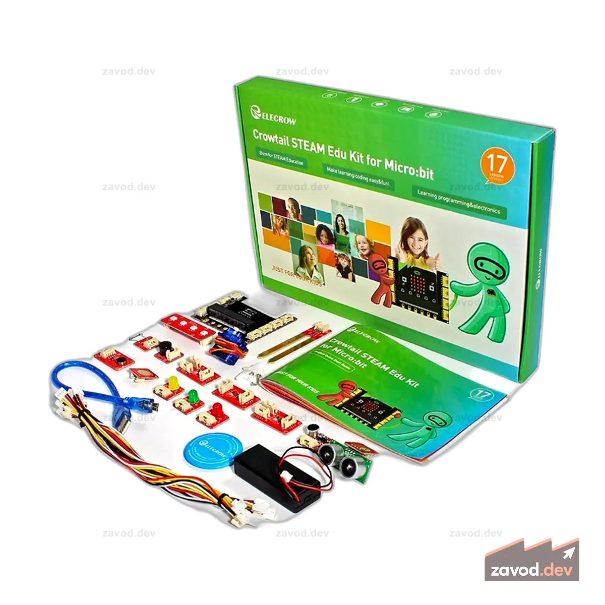 Учебный комплект Crowtail STEAM для Micro:bit - без платы Micro:bit