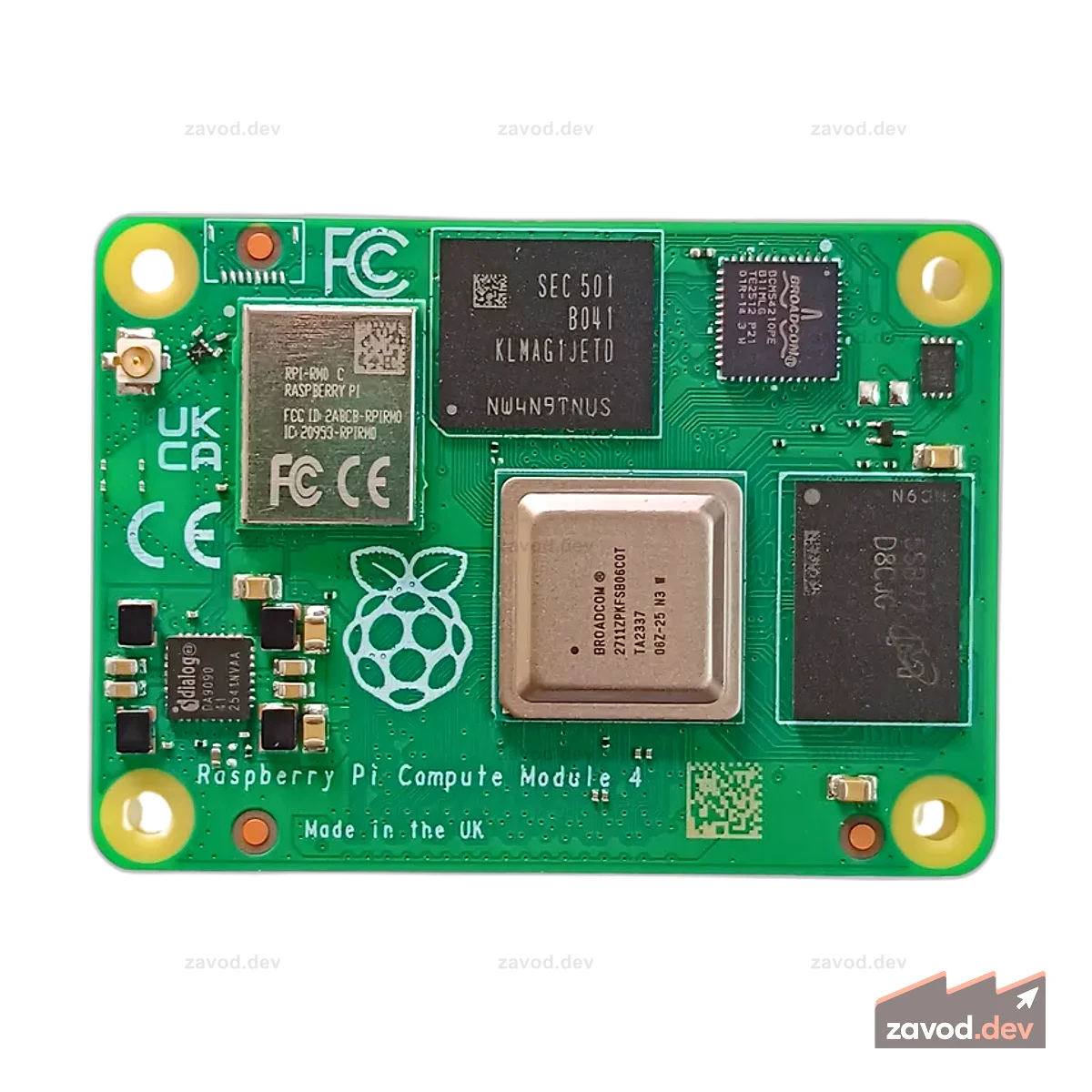 Вычислительный модуль Raspberry Pi 4 с 4 ГБ ОЗУ, 16 ГБ EMMC (CM4104016)