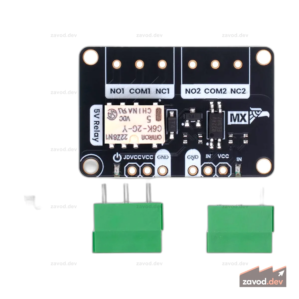 DevLab: Релейный модуль G6K-2G-Y-TR 5 В