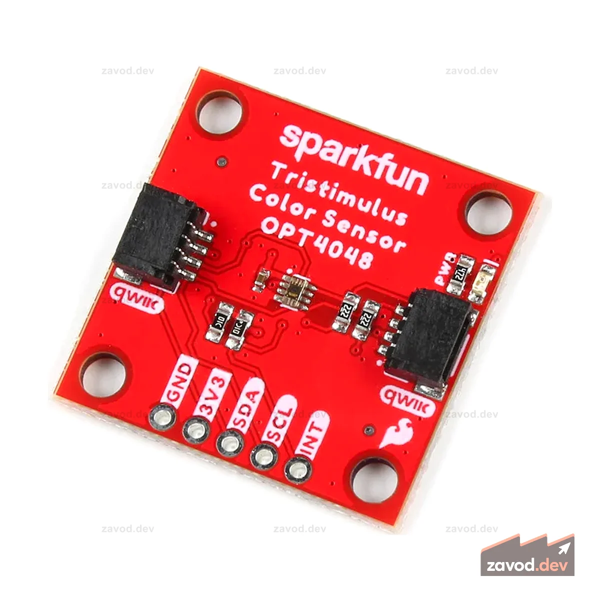 Трехцветный датчик цвета SparkFun — OPT4048DTSR (Qwiic)