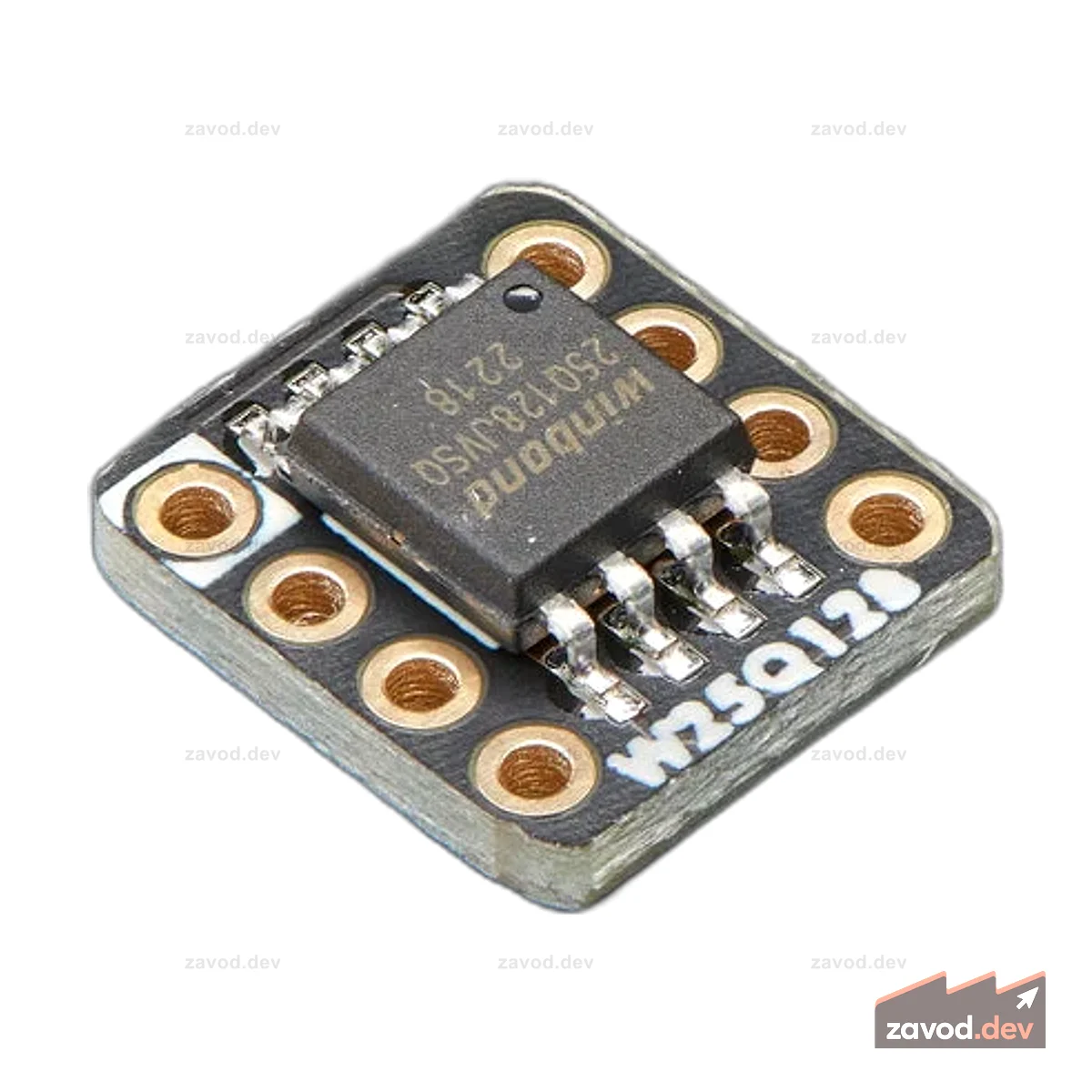 Коммутационная плата Adafruit QSPI DIP — W25Q128 — 128 Мбит, 16 МБ — W25Q128JVSSIQ