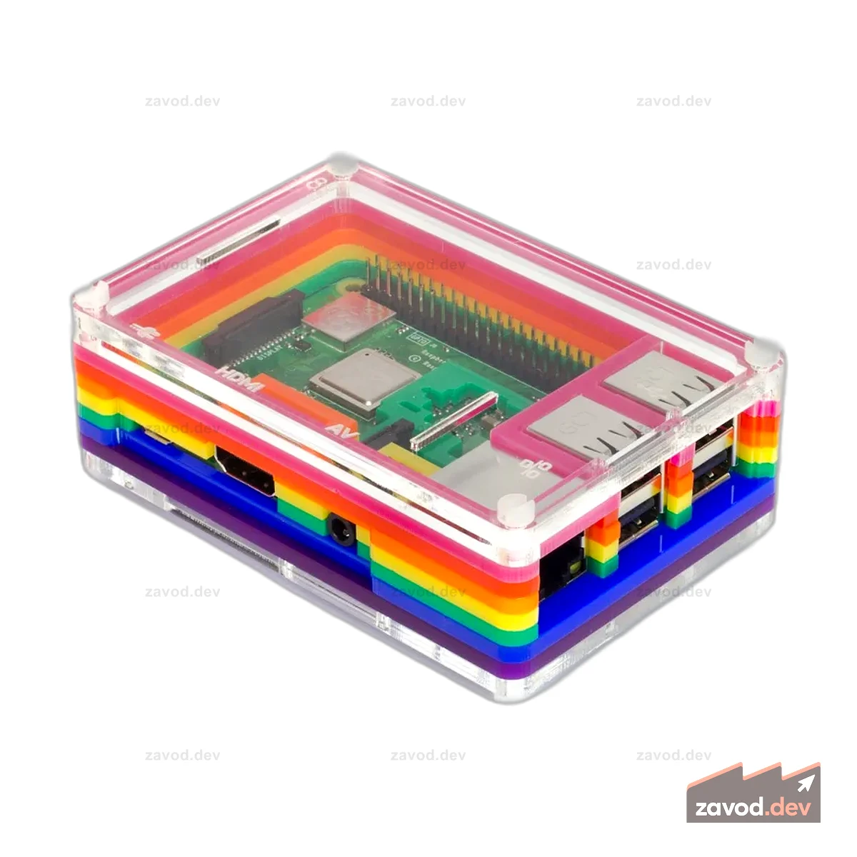 Pibow 3 B+ (Raspberry Pi 3 B+, 3 и 2)