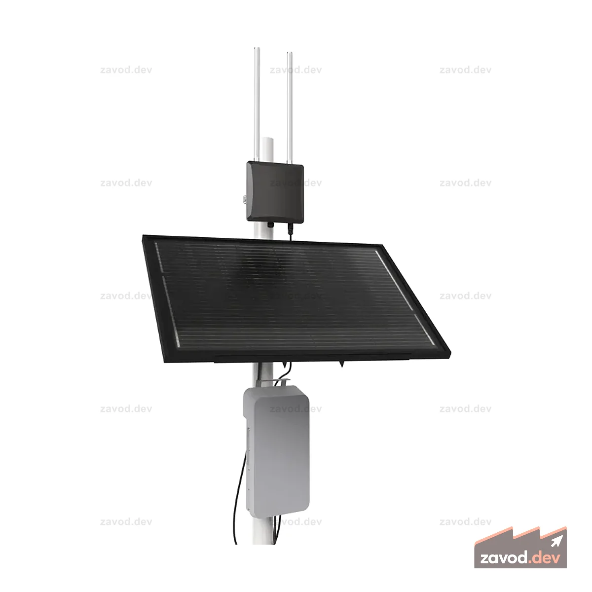 WisGate Edge Pro Solar (WisGate Edge Pro V2 + аккумулятор Plus + комплект солнечной панели) | Открытый шлюз на солнечной энергии для LoRaWAN