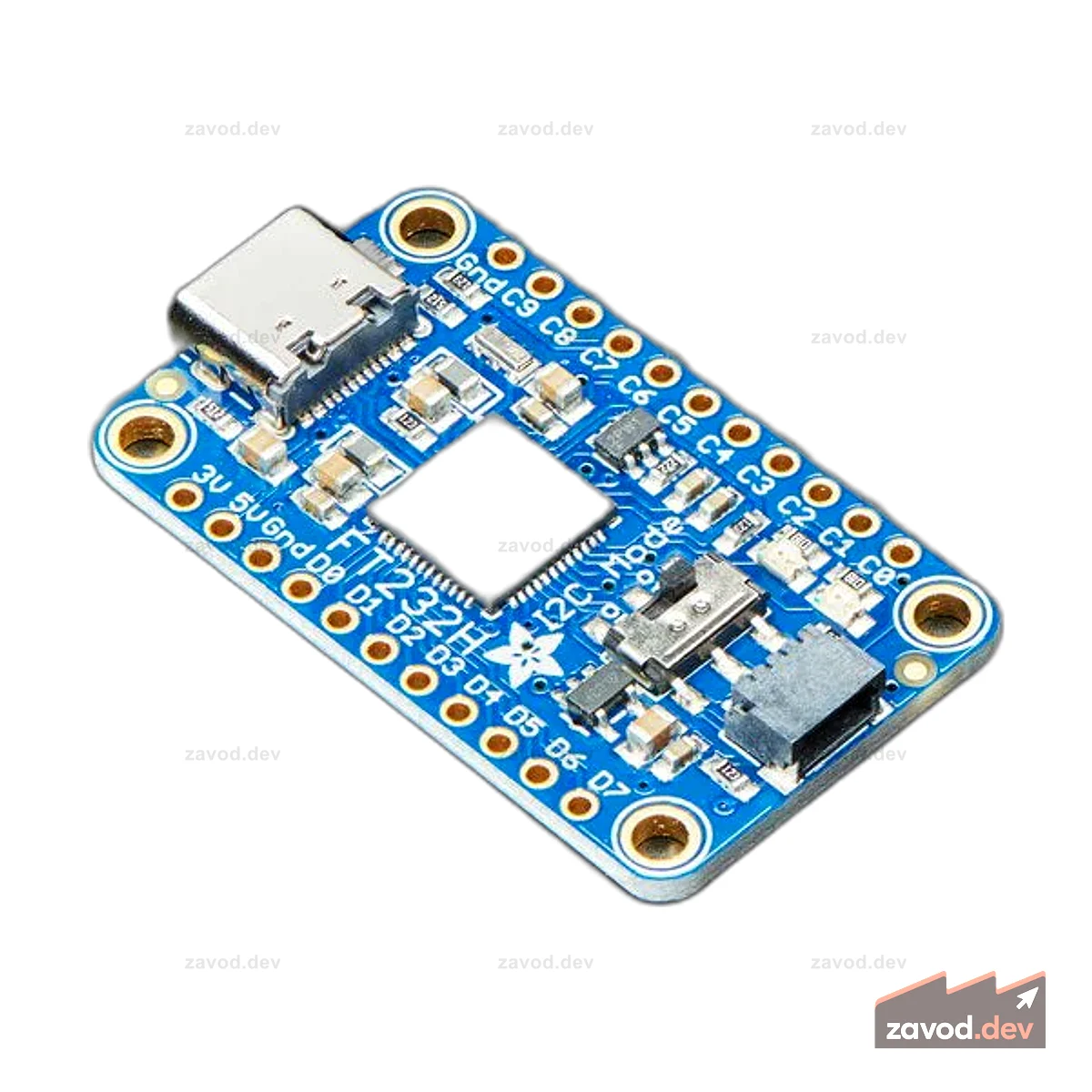 Adafruit FT232H Breakout — USB общего назначения для GPIO, SPI, I2C — USB C