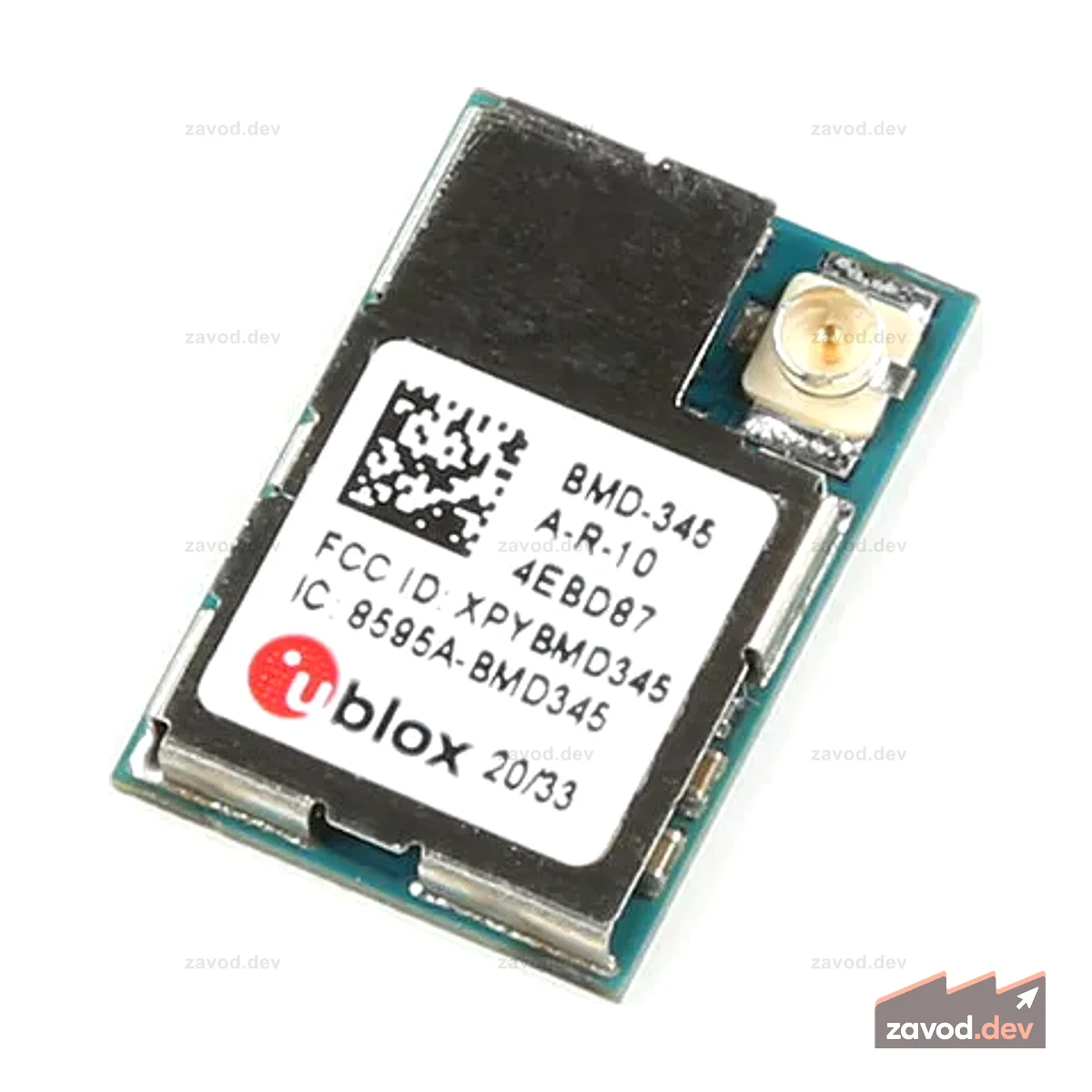 Bluetooth v5.0 для поверхностного монтажа, резьба, модуль приемопередатчика Zigbee (2,4 ГГц, U.FL)