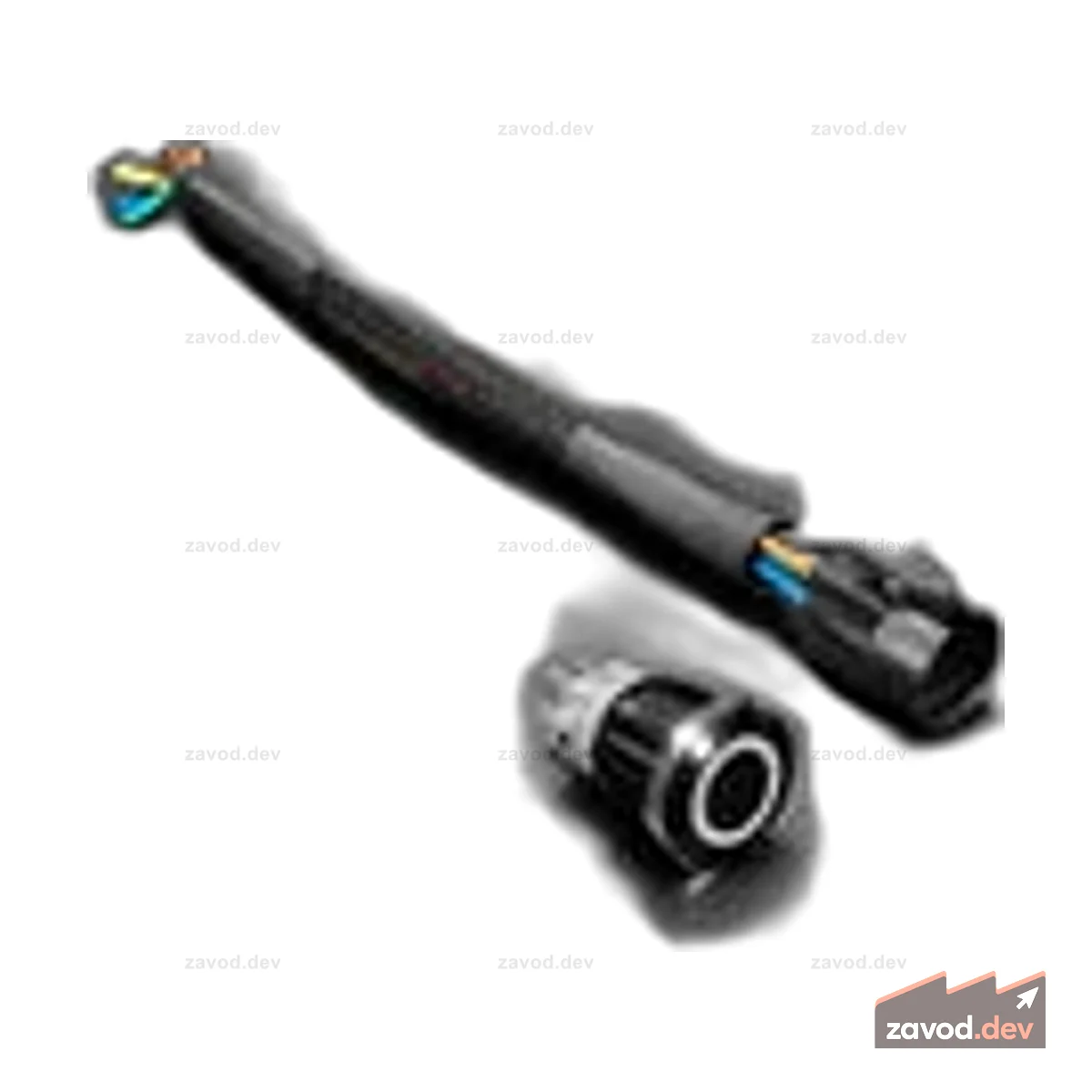 ChromaTek 19 мм Прочная металлическая кнопка мгновенного действия с NeoPixel - 19-B-M-F1