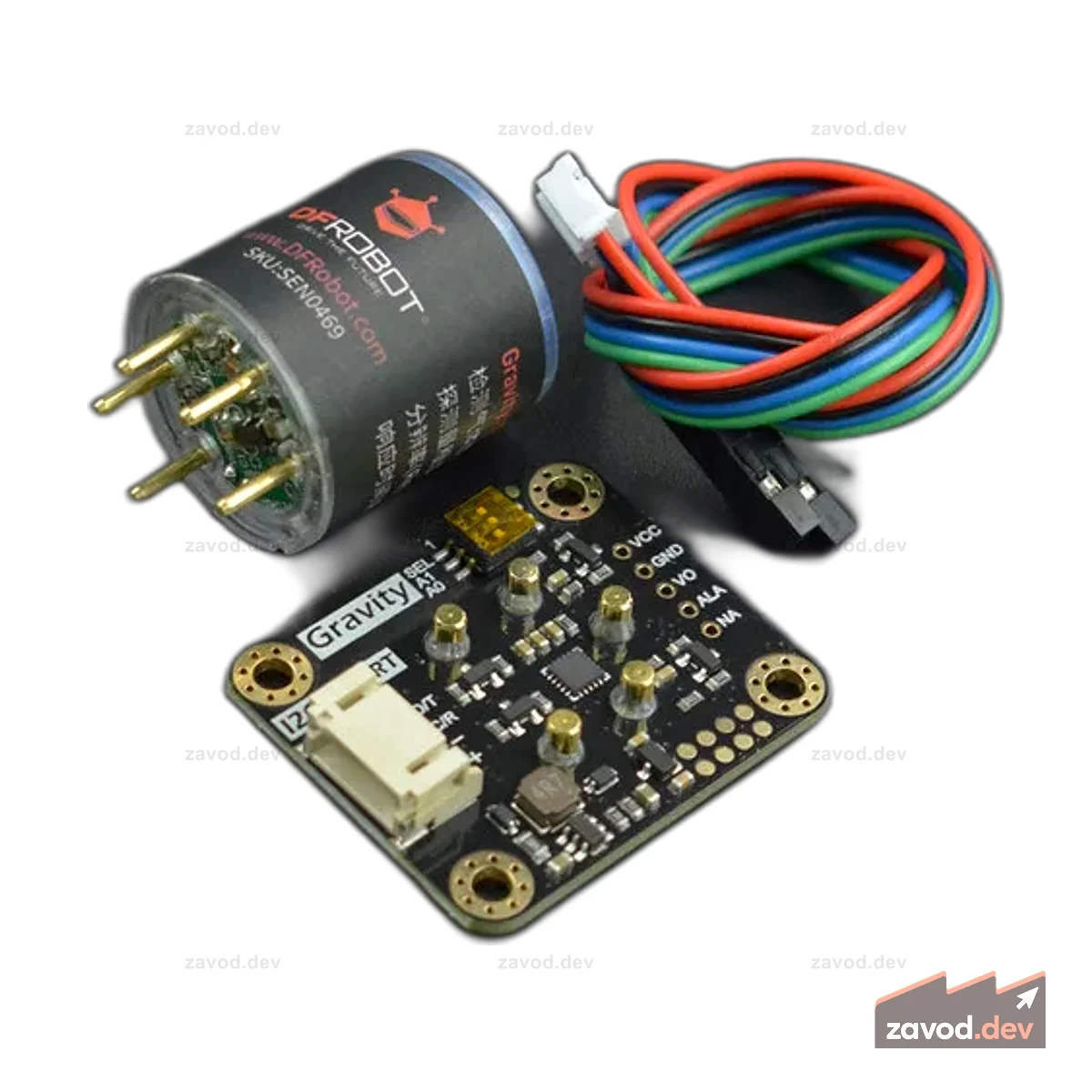 Гравитация: Датчик NH3 (калиброванный) - I2C и UART