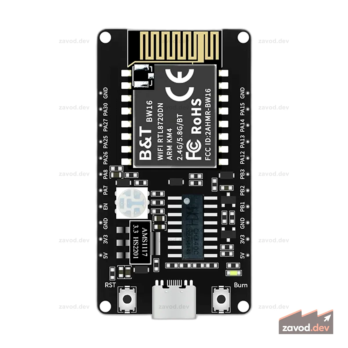 Плата разработки AI-Thinker BW16 RTL8720DN