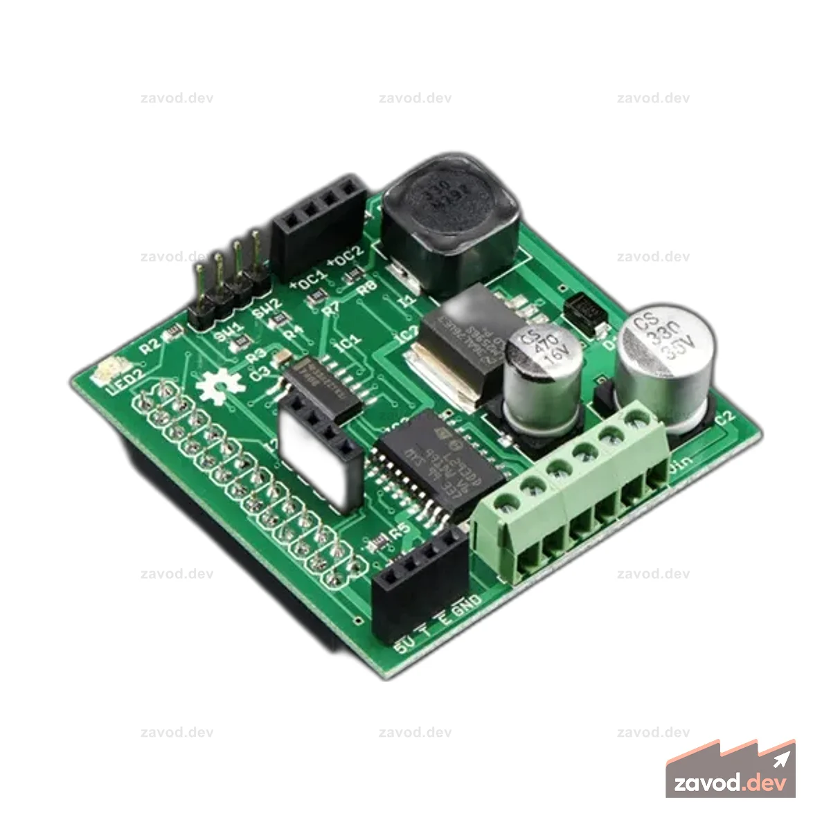 Плата робота RasPi v3 от MonkMakes