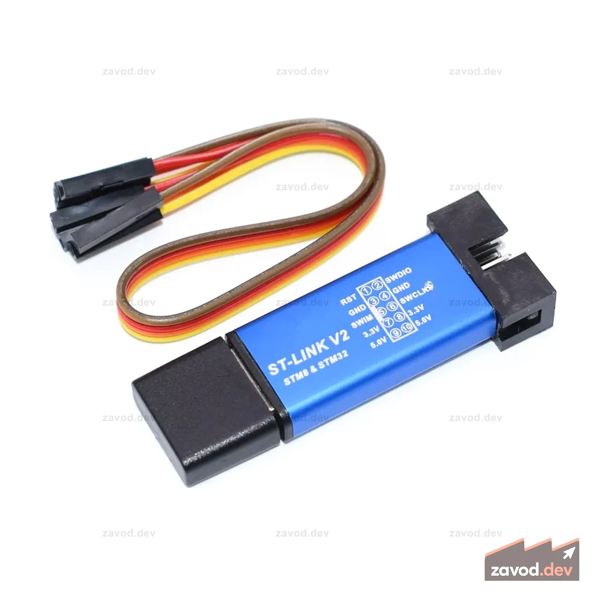 Отладчик и программатор ST-Link V2 USB