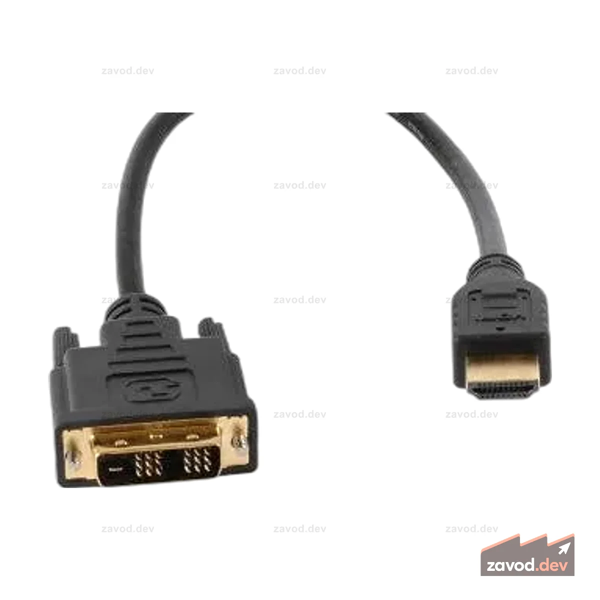 Кабель HDMI-DVI, 6 футов, идеально подходит для Raspberry Pi