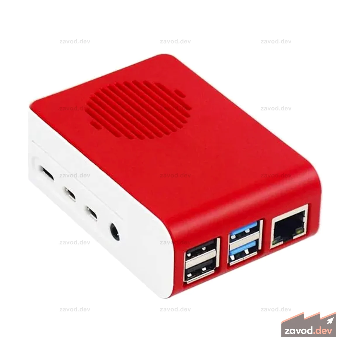 Корпус Raspberry Pi 4 ABS со светодиодным охлаждающим вентилятором