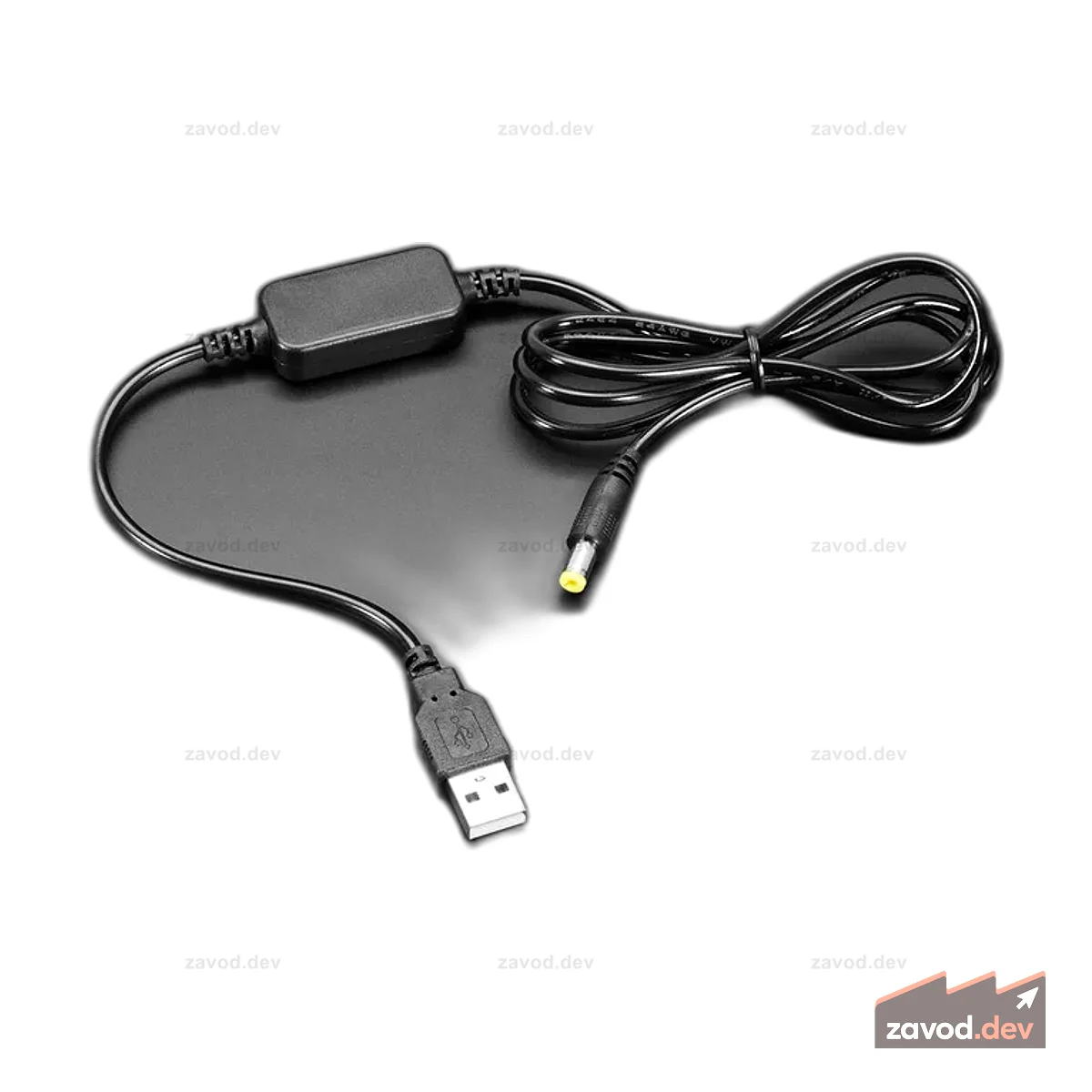 Усилительный кабель постоянного тока USB — 2,1 мм — 9 В