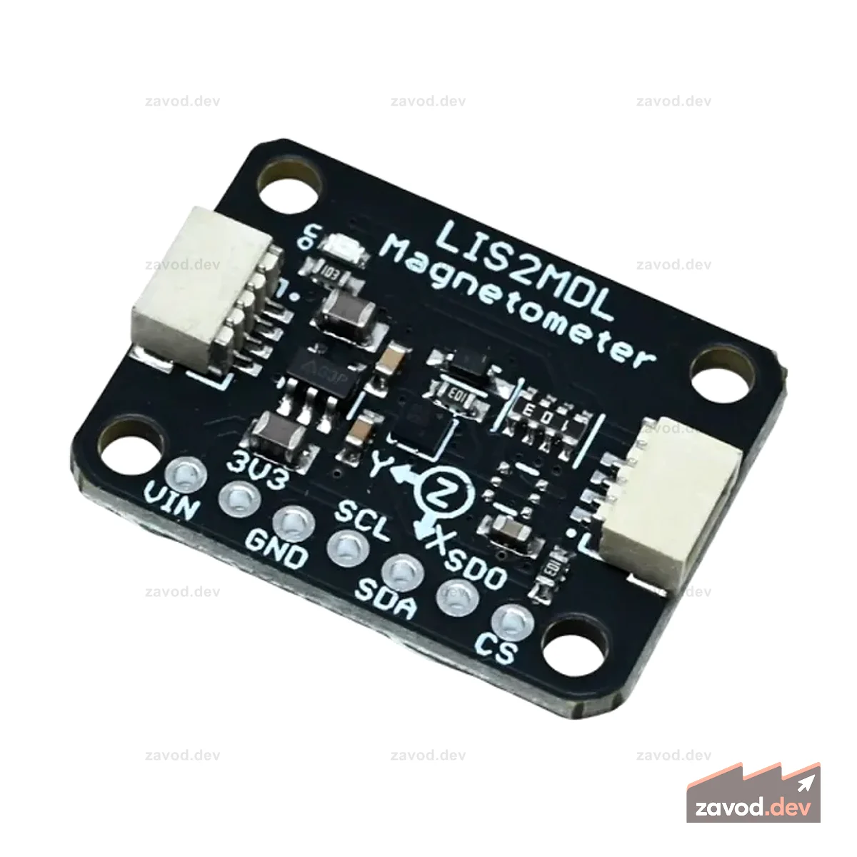 Трехосевой магнитометр SmartElex LIS2MDL – Высокоточный 3-осевой модуль датчика магнитного поля