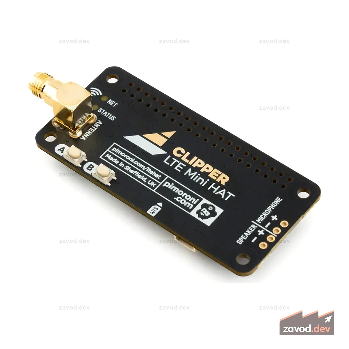 Clipper HAT Mini (LTE 4G для Raspberry Pi)
