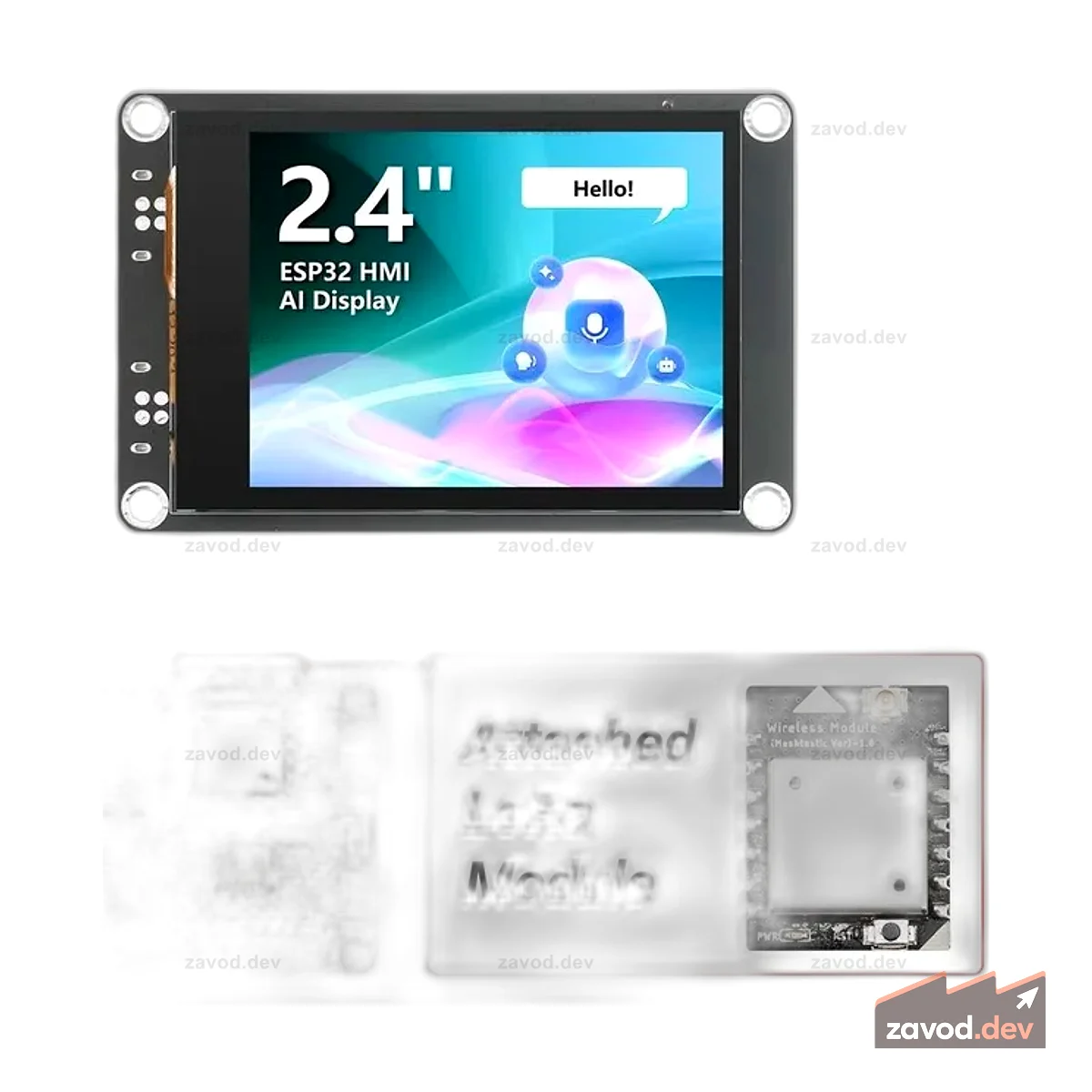 CrowPanel Advance 2,4-дюймовый AI-дисплей для Meshtastic-HMI ESP32 320x240 IPS-дисплей Искусственный интеллектуальный сенсорный экран
