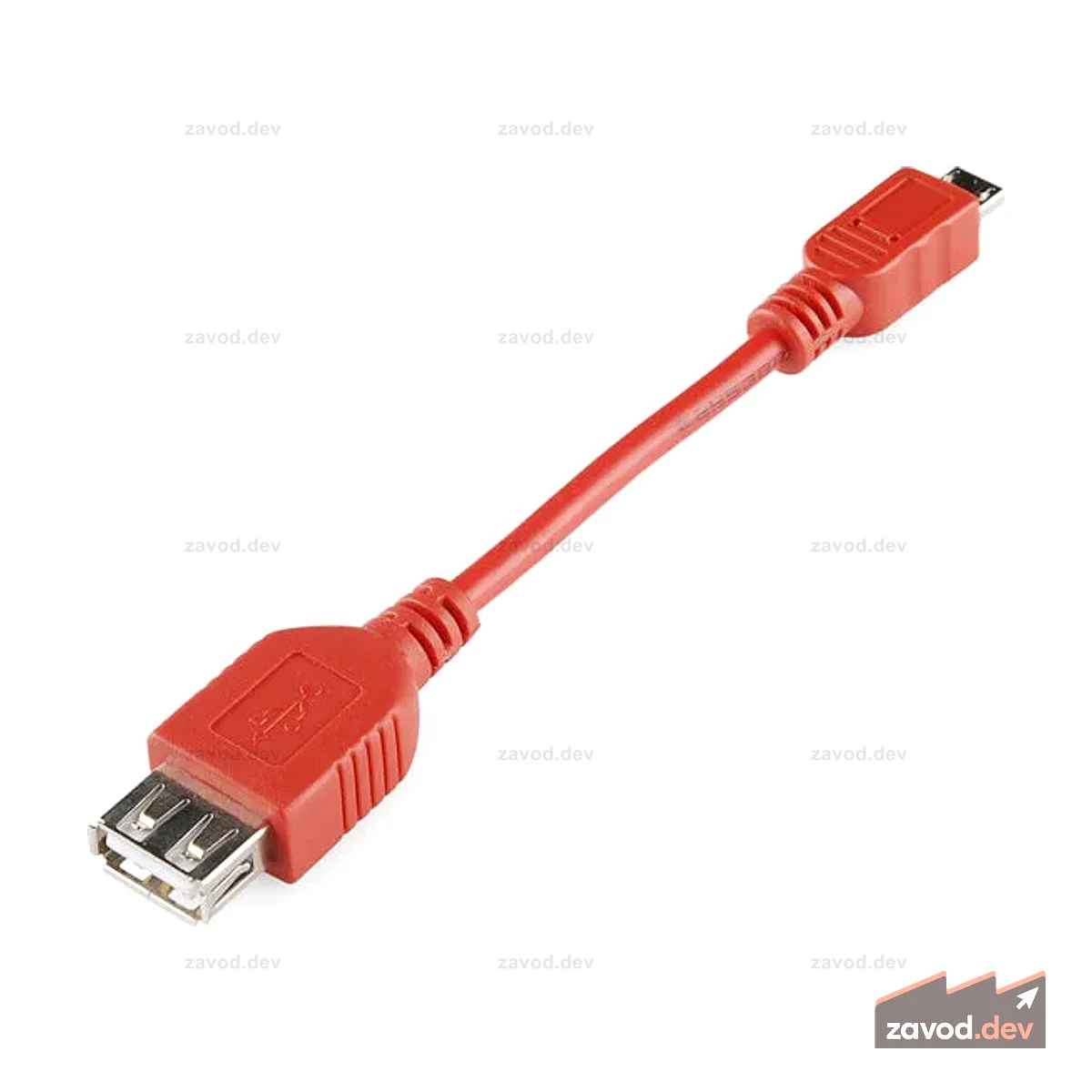 USB-кабель OTG — гнездо A к Micro A — 4 дюйма