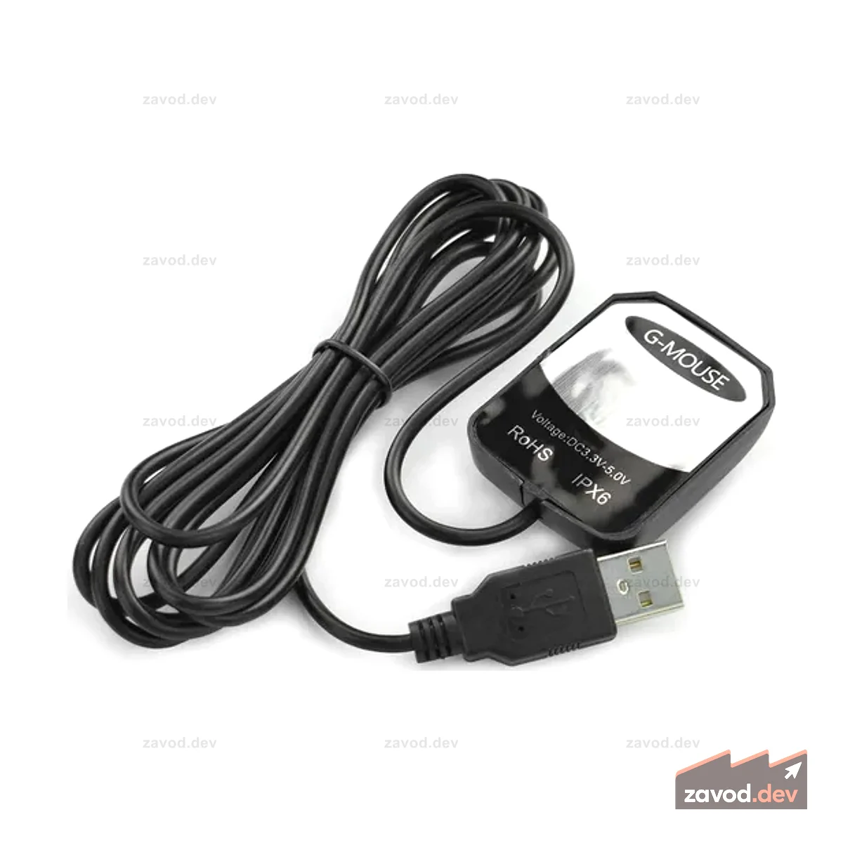 USB GPS-приемник с удлинительным кабелем длиной 2 м (совместим с Raspberry Pi/ LattePanda/ Jetson Nano)