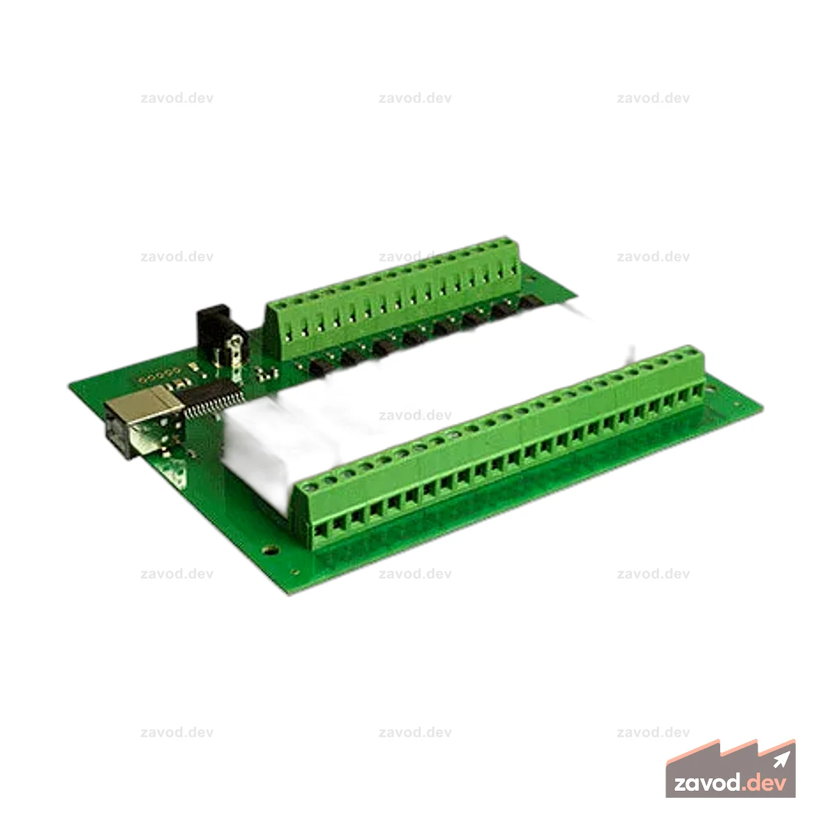 USB-OPTO-RLY816 - USB-модуль с 8 оптоизолированными входами и 8 реле 16А