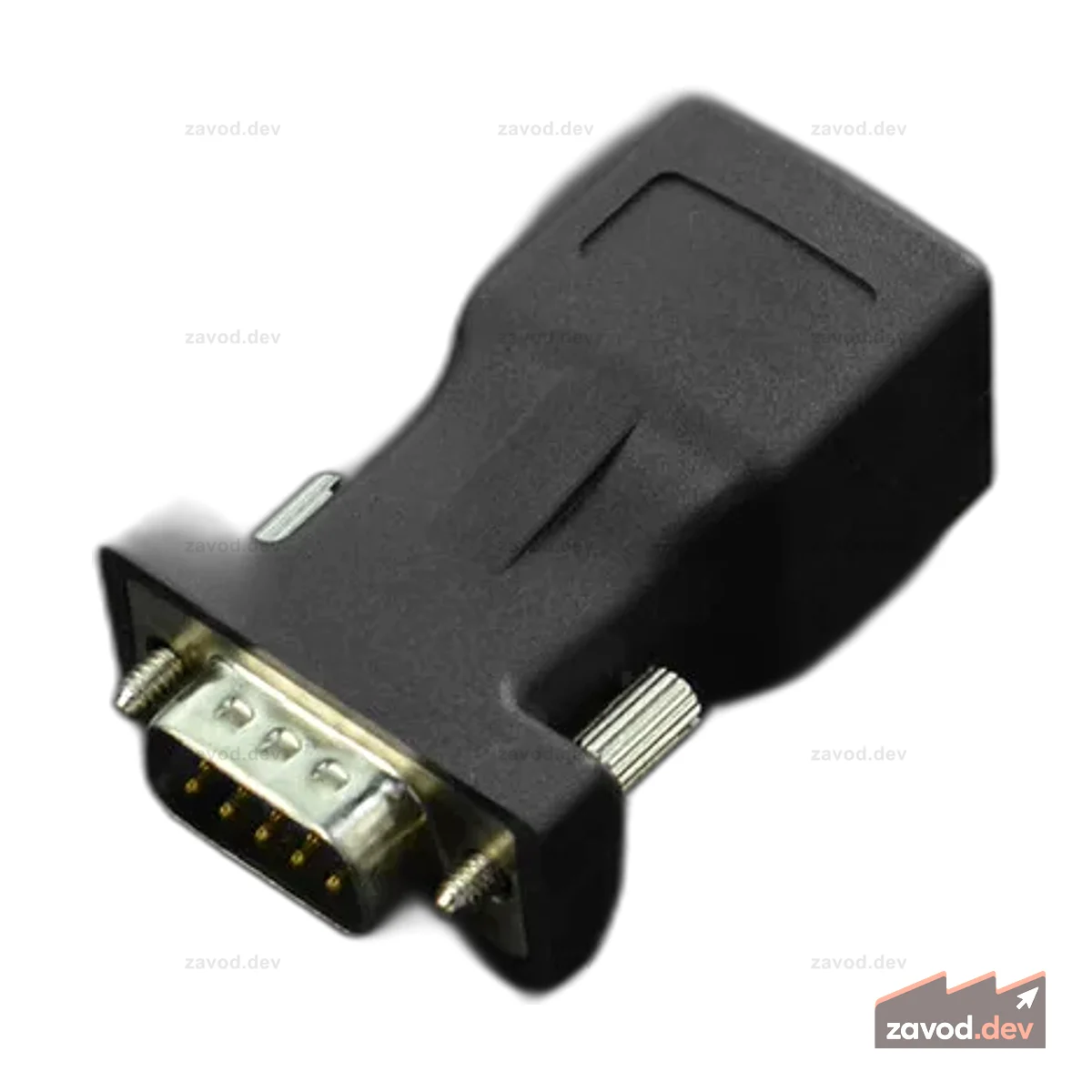 Переходник DB9 «папа» — «мама» RJ45