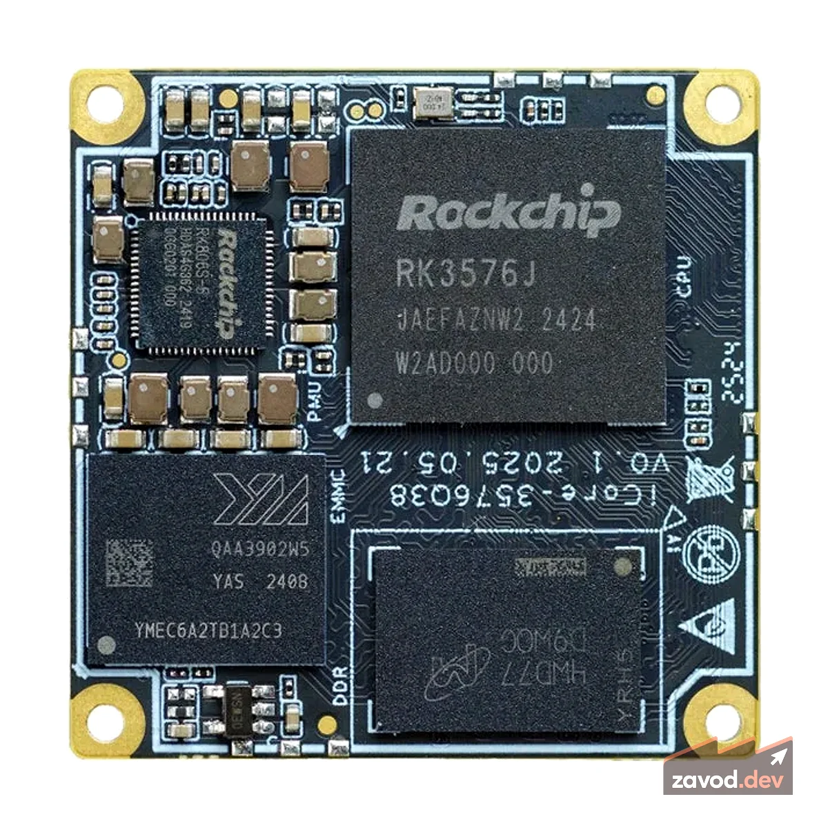 ICORE-3576JQ38 Промышленная система на модуле 38 мм