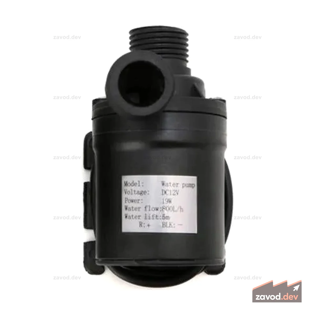 BDD 12V SOLAR HEAT WATER PUMP BK