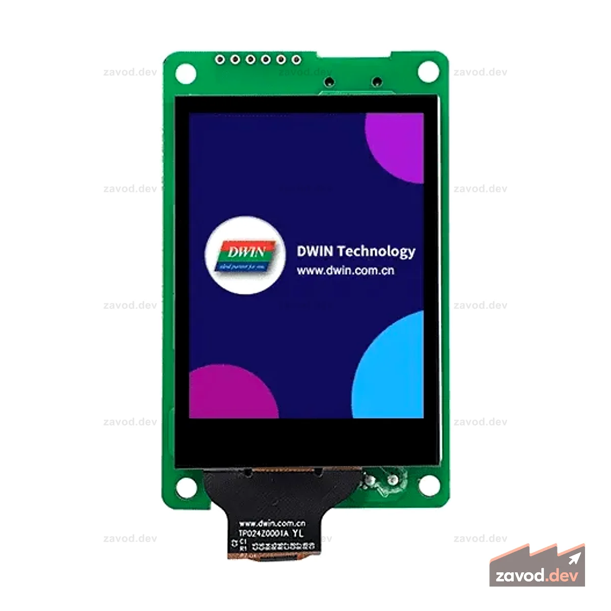 2,4-дюймовый HMI UART DWIN IPS-дисплей